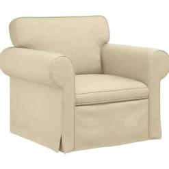 vidaXL Sofa Creme 95 x 82 x 80 cm Stof