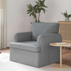 vidaXL Sofa Lysegrå 84 x 80 x 85 cm Stof