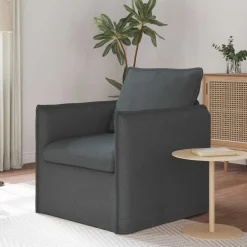 vidaXL Sofa Mørkegrå 195 x 82 x 85 cm Stof