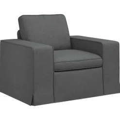 vidaXL Sofa Mørkegrå 103 x 80 x 82 cm Stof