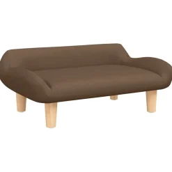 vidaXL sofa til børn 70x40x24 cm stof brun