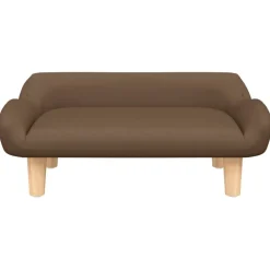 vidaXL sofa til børn 70x40x24 cm stof brun