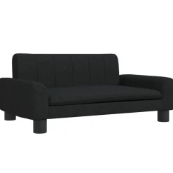 vidaXL sofa til børn 70x45x30 cm stof sort