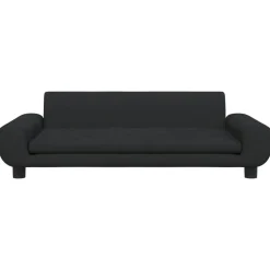 vidaXL sofa til børn 100x54x33 cm velour sort