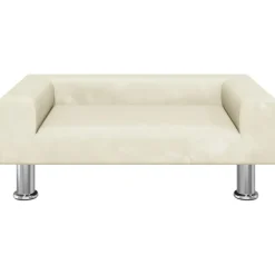 vidaXL sofa til børn 70x45x26,5 cm fløjl cremefarvet