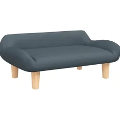 vidaXL sofa til børn 70x40x24 cm stof mørkegrå