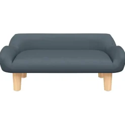 vidaXL sofa til børn 70x40x24 cm stof mørkegrå