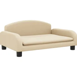 vidaXL sofa til børn 70x45x30 cm stof cremefarvet