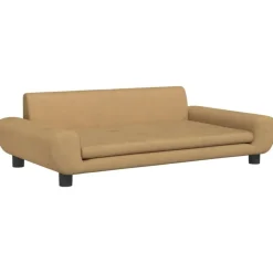 vidaXL sofa til børn 100x54x33 cm velour brun