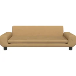 vidaXL sofa til børn 100x54x33 cm velour brun