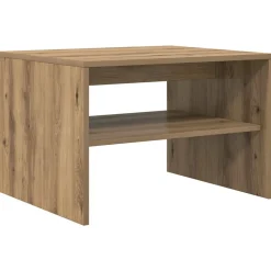 vidaXL Sofabord Artisan Egetræ 60 x 50 x 40 cm Konstrueret træ