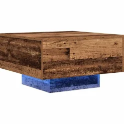 vidaXL Sofabord Gammelt træ 55 x 55 x 31 cm Konstrueret træ