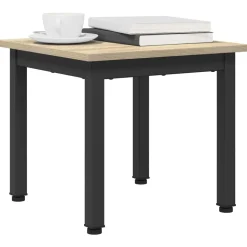 vidaXL Sofabord Sonoma 40 x 40 x 36 cm Konstrueret træ
