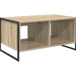 vidaXL Sofabord Sonoma 80 x 50 x 40 cm Konstrueret træ