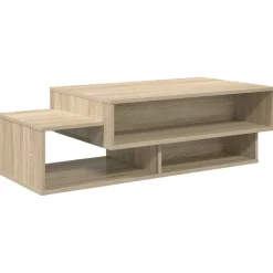 vidaXL Sofabord Sonoma eg 105 x 50 x 32,5 cm Konstrueret træ