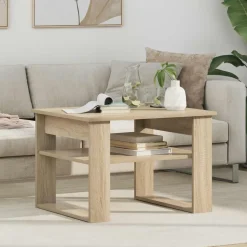 vidaXL Sofabord Sonoma eg 64 x 54 x 44 cm Konstrueret træ