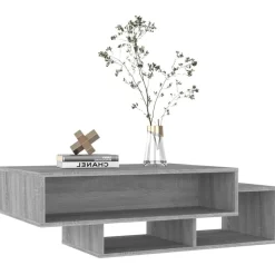 vidaXL sofabord 105x55x32 cm konstrueret træ grå sonoma-eg