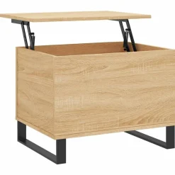 vidaXL sofabord 60x44,5x45 cm konstrueret træ sonoma-eg