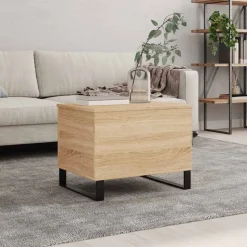 vidaXL sofabord 60x44,5x45 cm konstrueret træ sonoma-eg