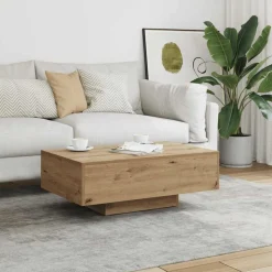 vidaXL sofabord 85x55x31 cm konstrueret træ kunsteg