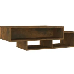vidaXL sofabord 105x55x32 cm konstrueret træ røget egetræsfarve