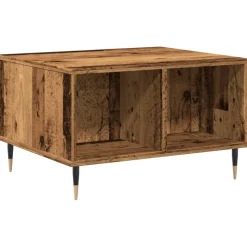 vidaXL sofabord 60x50x36,5 cm konstrueret træ antikt trælook