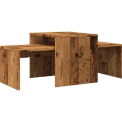 vidaXL sofabord 100x48x40 cm konstrueret træ antikt træ
