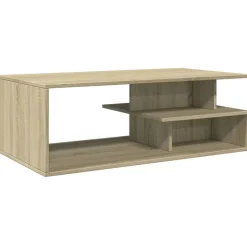 vidaXL sofabord 102x55x35 cm konstrueret træ sonoma-eg