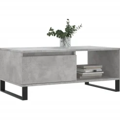 vidaXL sofabord 90x50x36,5 cm konstrueret træ betongrå