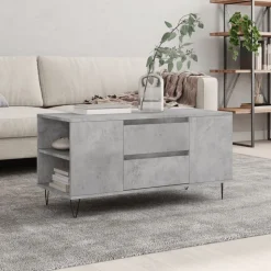 vidaXL sofabord 102x44,5x50 cm konstrueret træ betongrå
