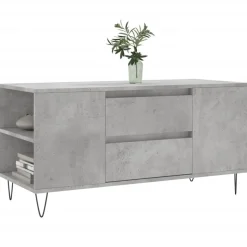 vidaXL sofabord 102x44,5x50 cm konstrueret træ betongrå