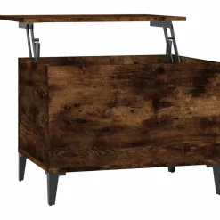 vidaXL sofabord 60x44,5x45 cm konstrueret træ røget egetræsfarve