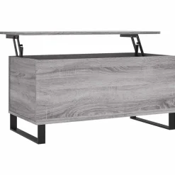 vidaXL sofabord 90x44,5x45 cm konstrueret træ sonoma-eg grå