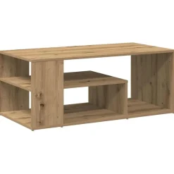vidaXL sofabord 100x50x40 cm konstrueret træ egetræsfarve