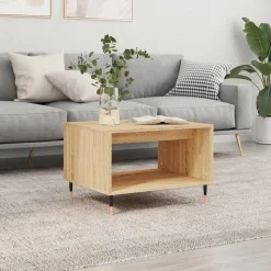 vidaXL sofabord 60x50x40 cm konstrueret træ sonoma-eg