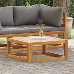 vidaXL sofabord 68x68x29 cm massivt akacietræ