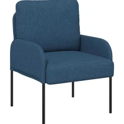 vidaXL Sofaer med pude 55cm Blå Krydsfinér
