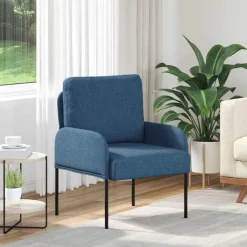 vidaXL Sofaer med pude 55cm Blå Krydsfinér