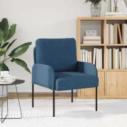 vidaXL Sofaer med pude 55cm Blå Krydsfinér