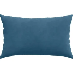 vidaXL Sofapuder 2 pcs Blå 50 x 30 cm Velourstof