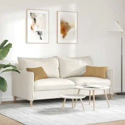 vidaXL Sofapuder 2 pcs Brun 50 x 30 cm Velourstof