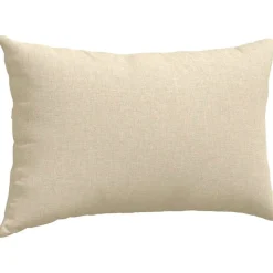 vidaXL Sofapuder 2 pcs Creme 50 x 30 cm Stof