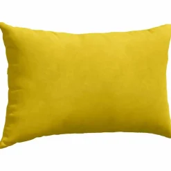 vidaXL Sofapuder 2 pcs Gul 50 x 30 cm Velourstof