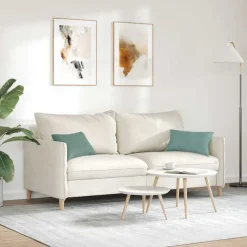 vidaXL Sofapuder 2 pcs Havgrøn 50 x 30 cm Velourstof