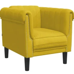 vidaXL sofastol velour gul