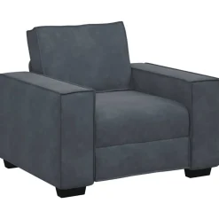 vidaXL sofastol 100x78x84 cm fløjl mørkegrå