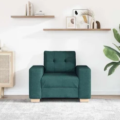 vidaXL sofastol 100x78x80 cm stof mørkegrøn