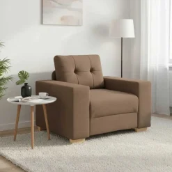 vidaXL sofastol 100x78x80 cm stof brun