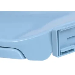 vidaXL soft close toiletsæde oval blå