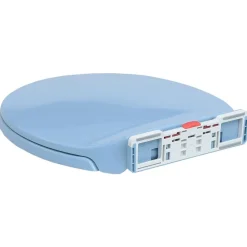 vidaXL soft close toiletsæde quick release oval blå